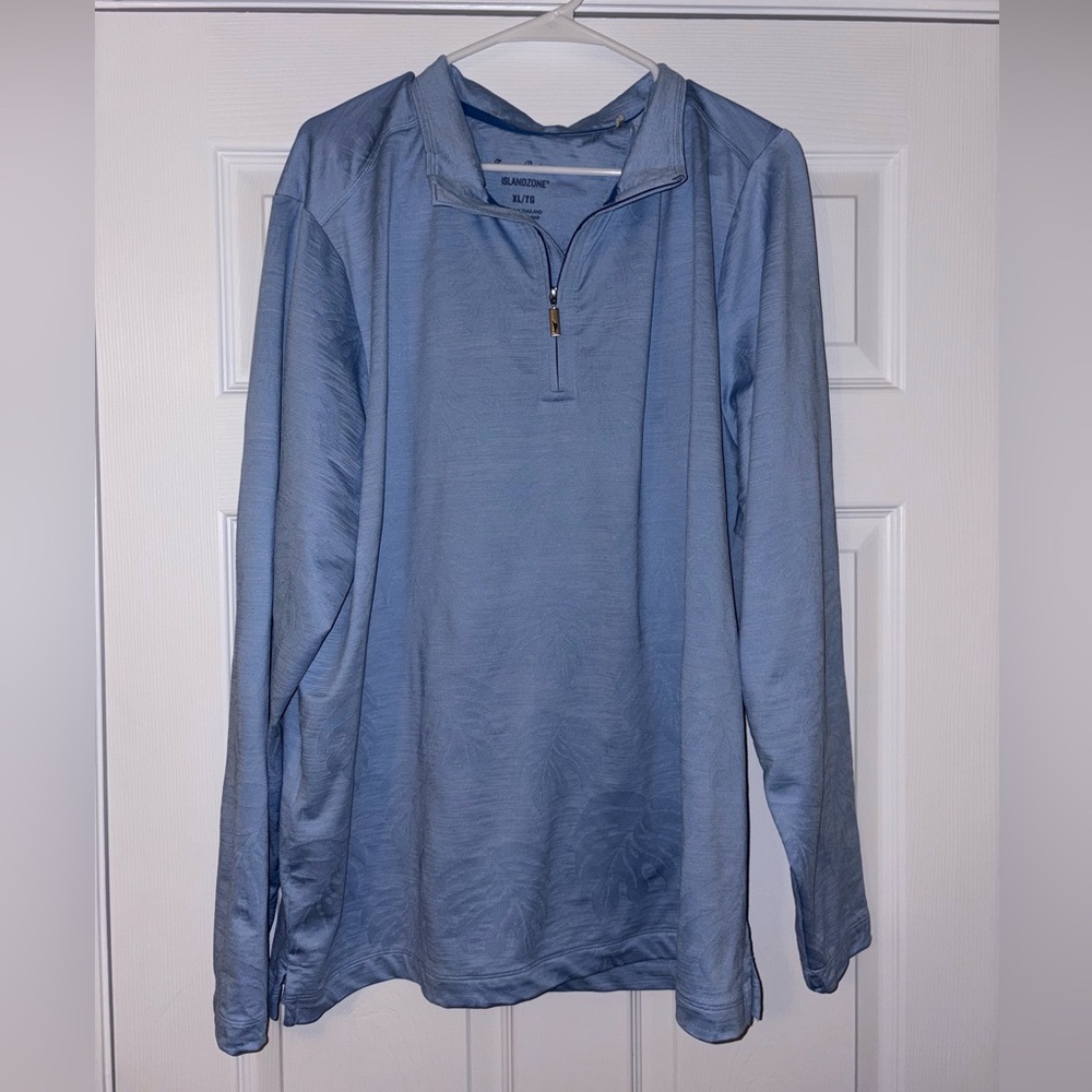 Tommy Bahama Palm Pro Half-Zip IslandZone® Sweatshirt - Picture 1 of 5